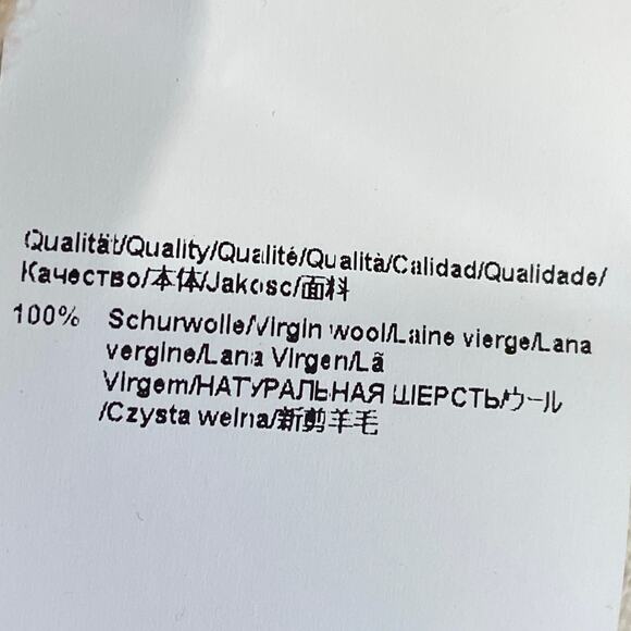 Boss Hugo Boss Reversible Poncho in Wool With Striped Border - Picture 9 of 12